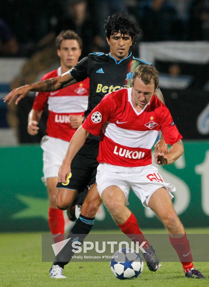 Football. UEFA Champions League. Olympique vs. Spartak