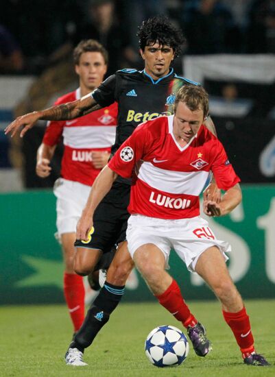 Football. UEFA Champions League. Olympique vs. Spartak