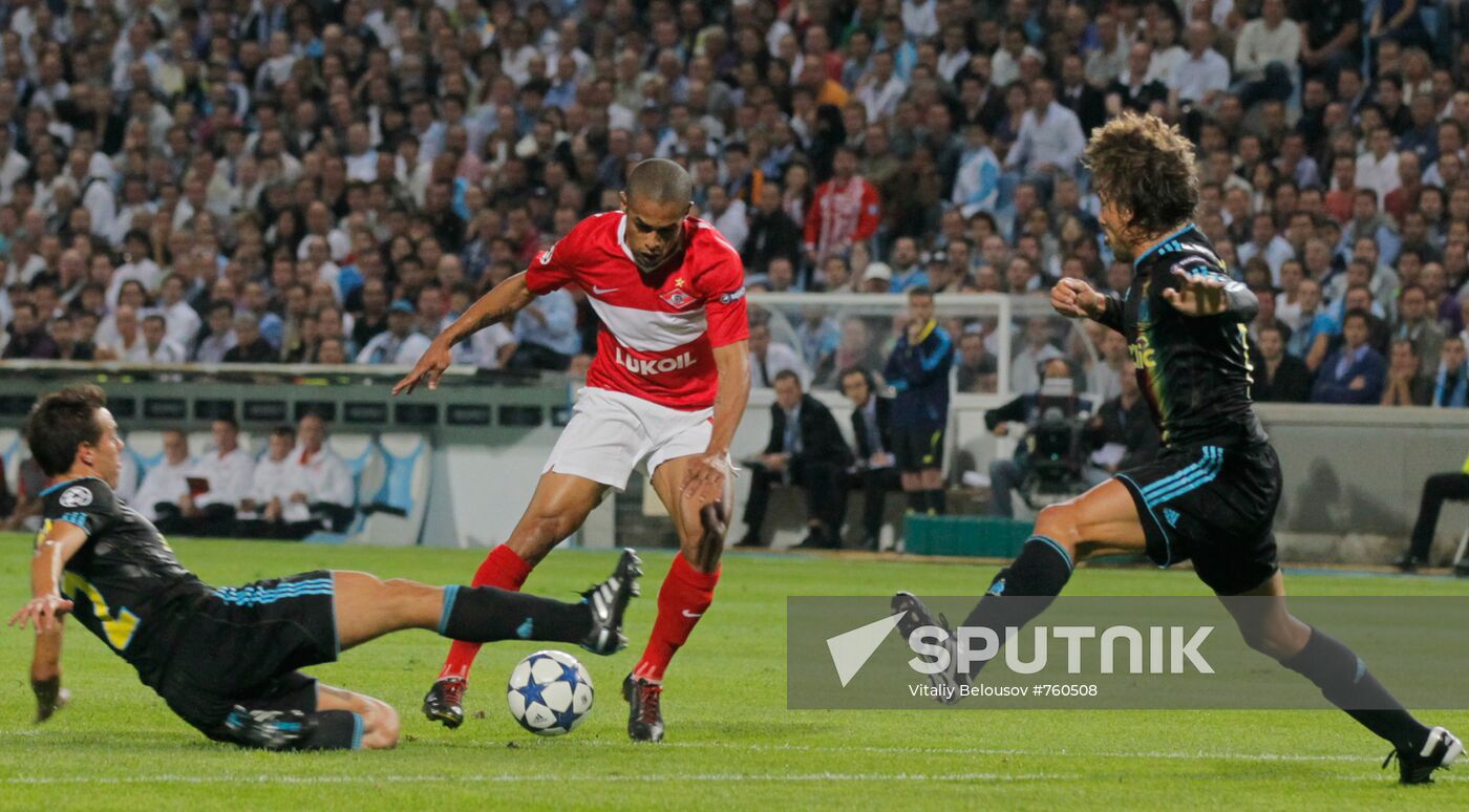 Football. UEFA Champions League. Olympique vs. Spartak