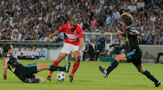 Football. UEFA Champions League. Olympique vs. Spartak