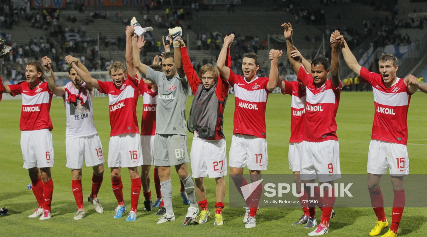 Football. UEFA Champions League. Olympique vs. Spartak