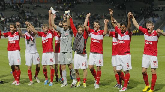 Football. UEFA Champions League. Olympique vs. Spartak