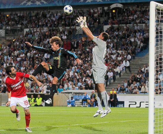 Football. UEFA Champions League. Olympique vs. Spartak