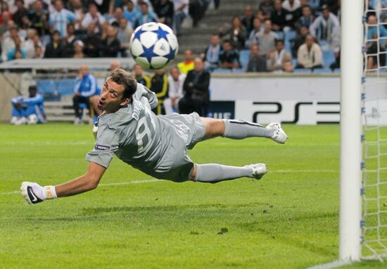 Football. UEFA Champions League. Olympique vs. Spartak