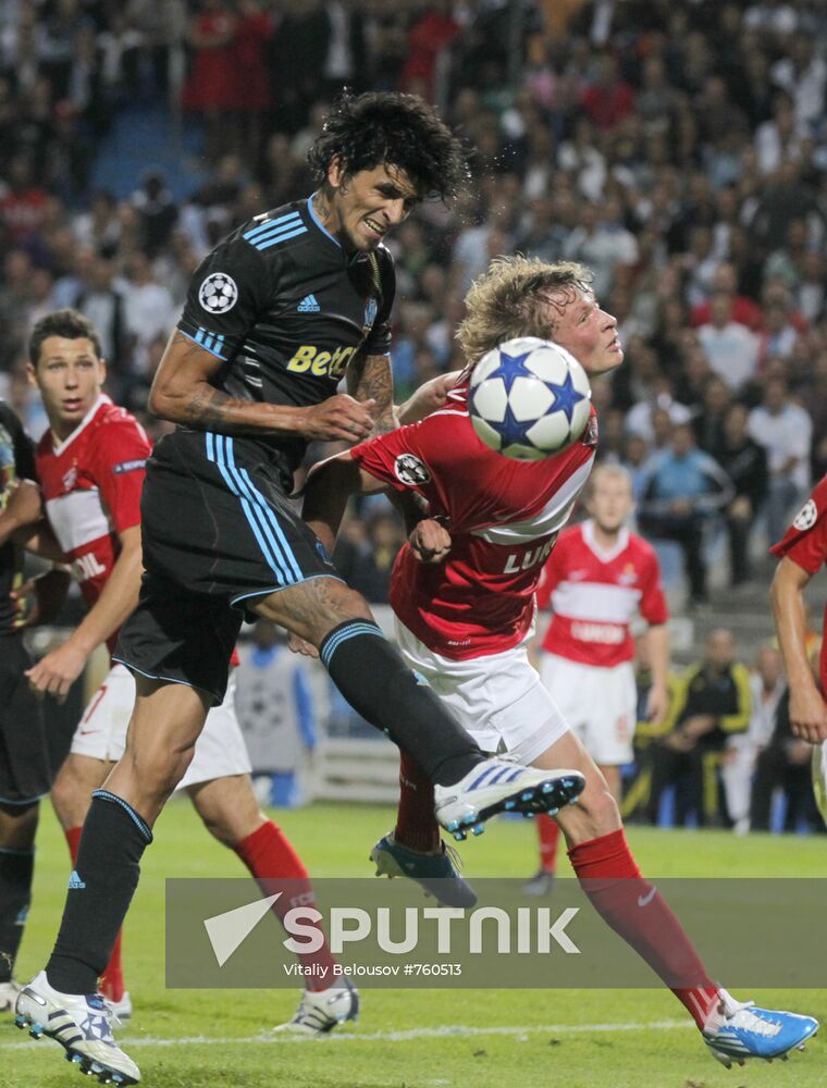 Football. UEFA Champions League. Olympique vs. Spartak