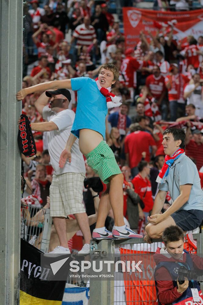 Football. UEFA Champions League. Olympique vs. Spartak