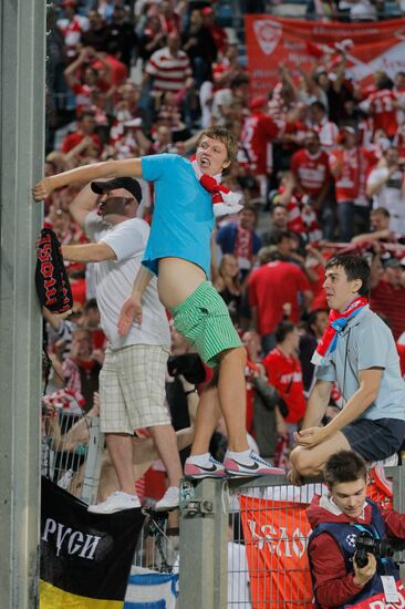 Football. UEFA Champions League. Olympique vs. Spartak
