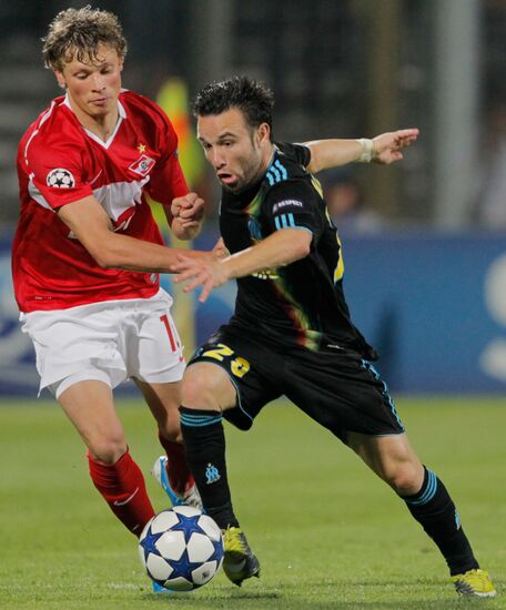 Football. UEFA Champions League. Olympique vs. Spartak