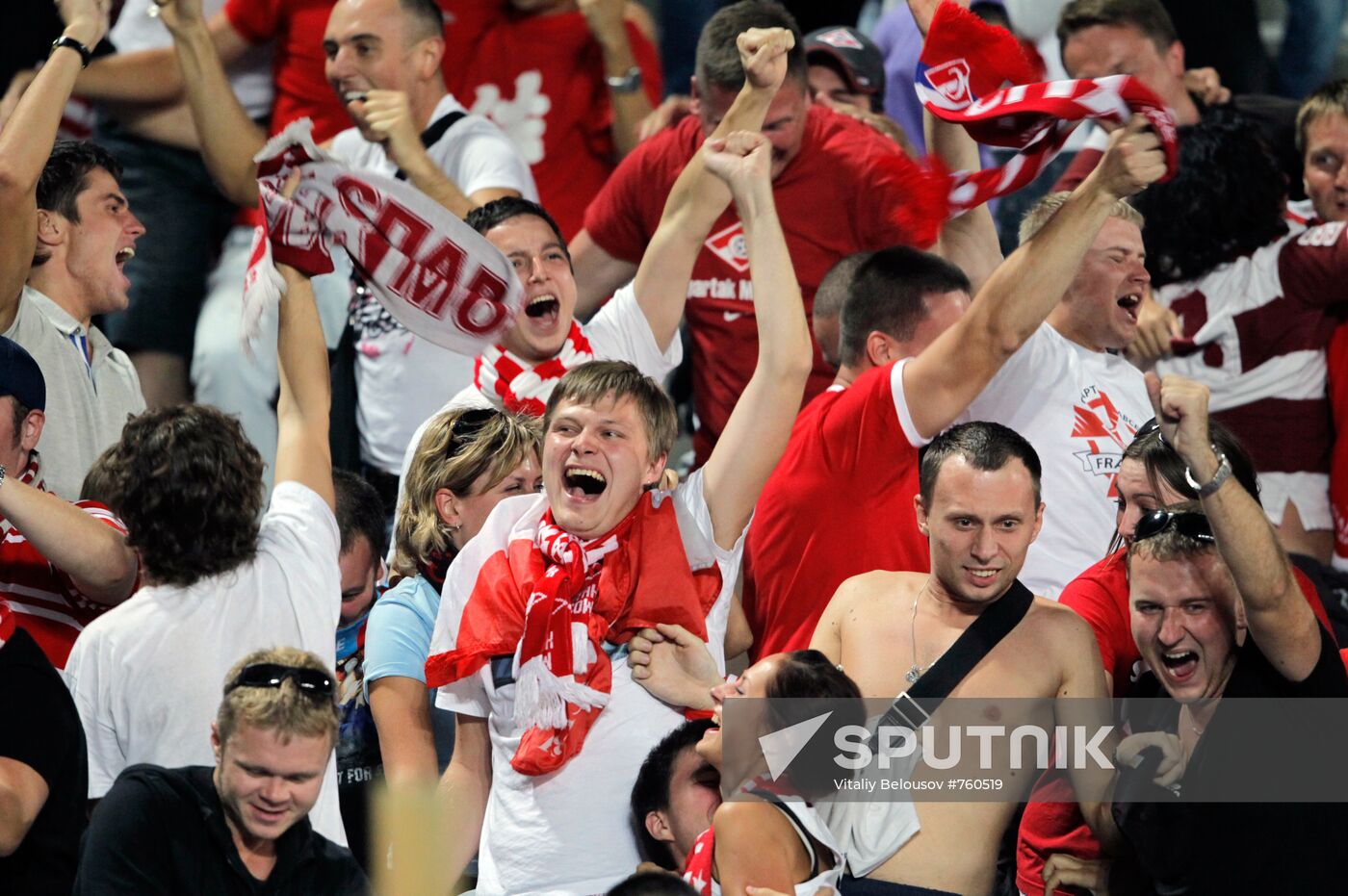 Football. UEFA Champions League. Olympique vs. Spartak