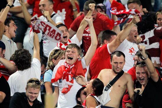 Football. UEFA Champions League. Olympique vs. Spartak