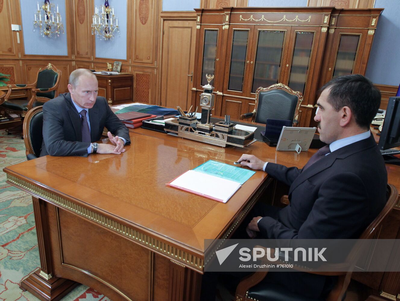 Vladimir Putin meets Yunus-Bek Yevkurov