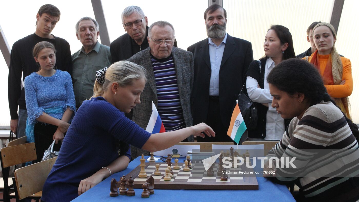 Valentina Gunina and Humpy Koneru