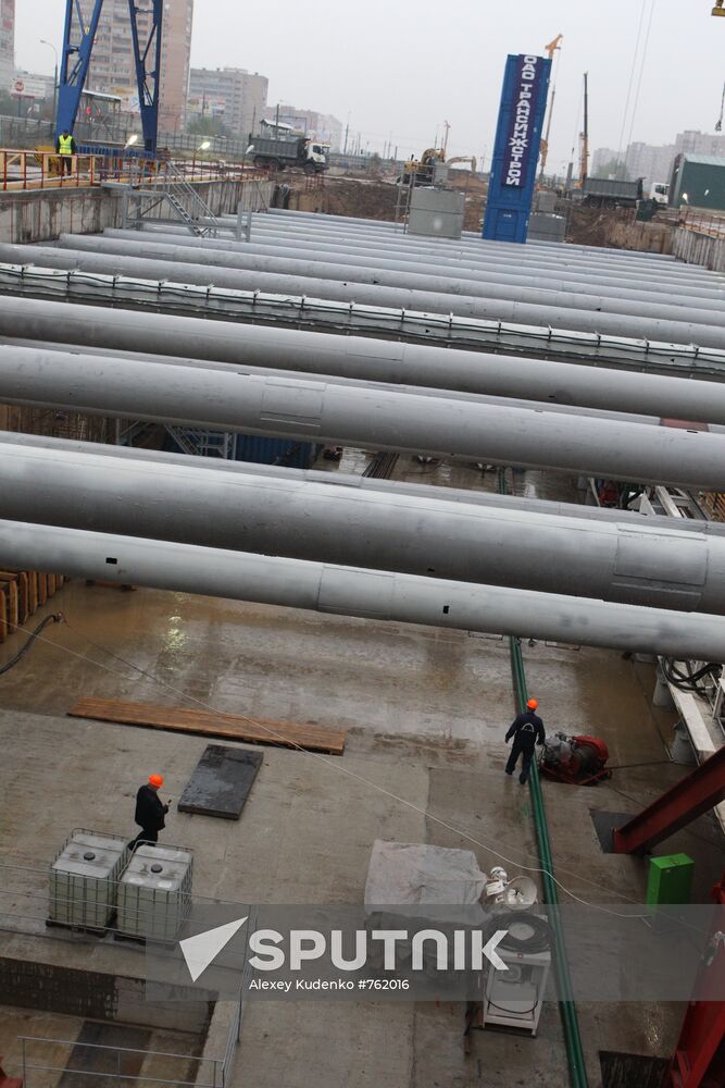 Construction of Novokosino metro station launched