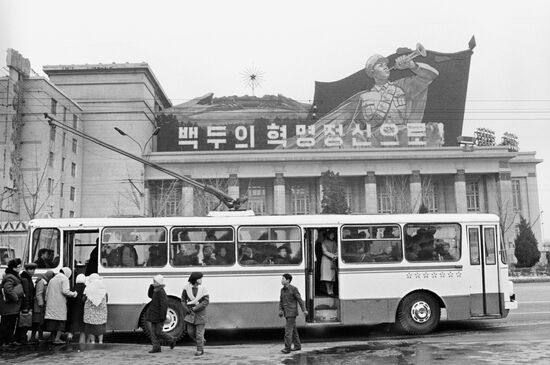 Public transport in Pyongyang