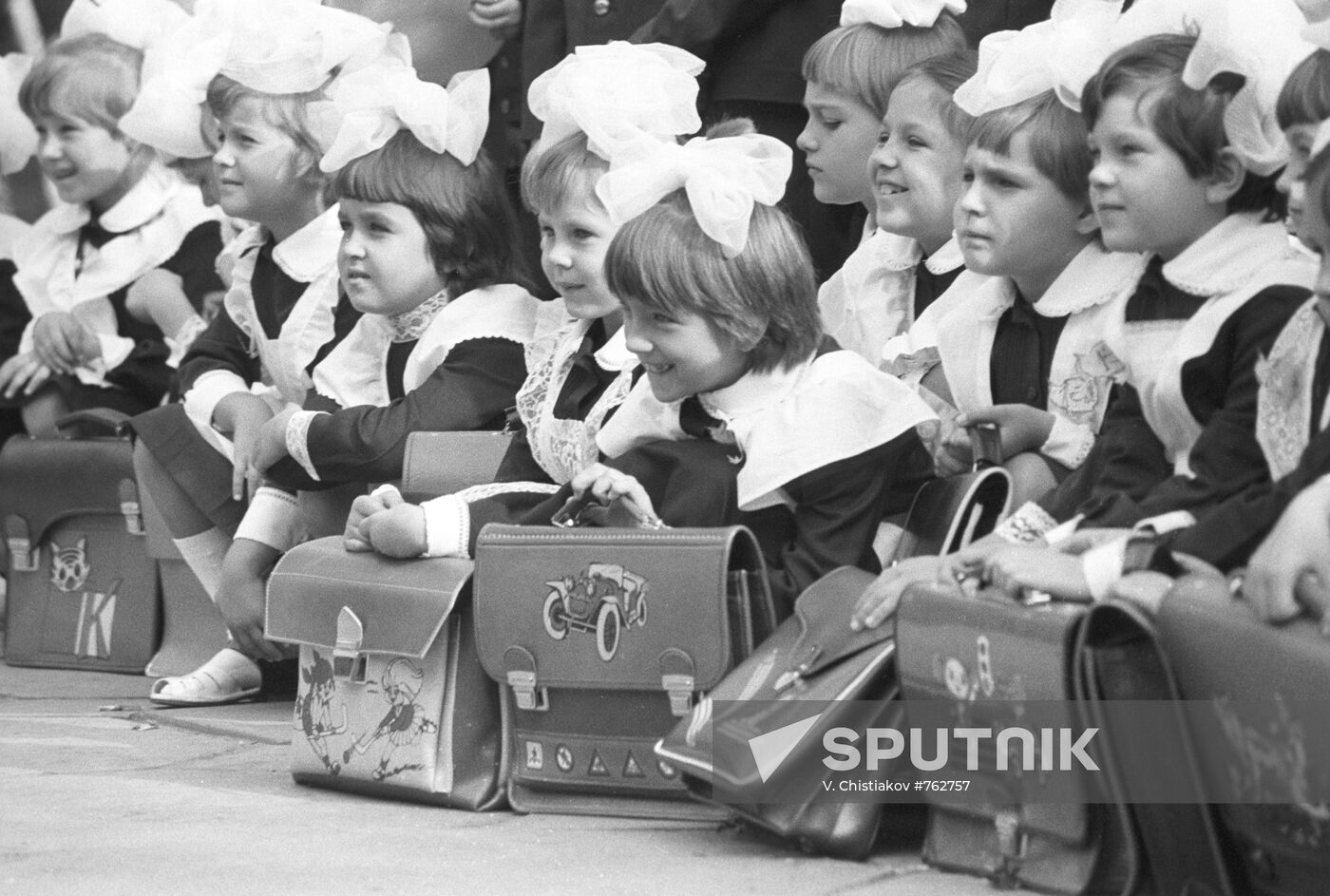 First-graders on the Day of Knowledge