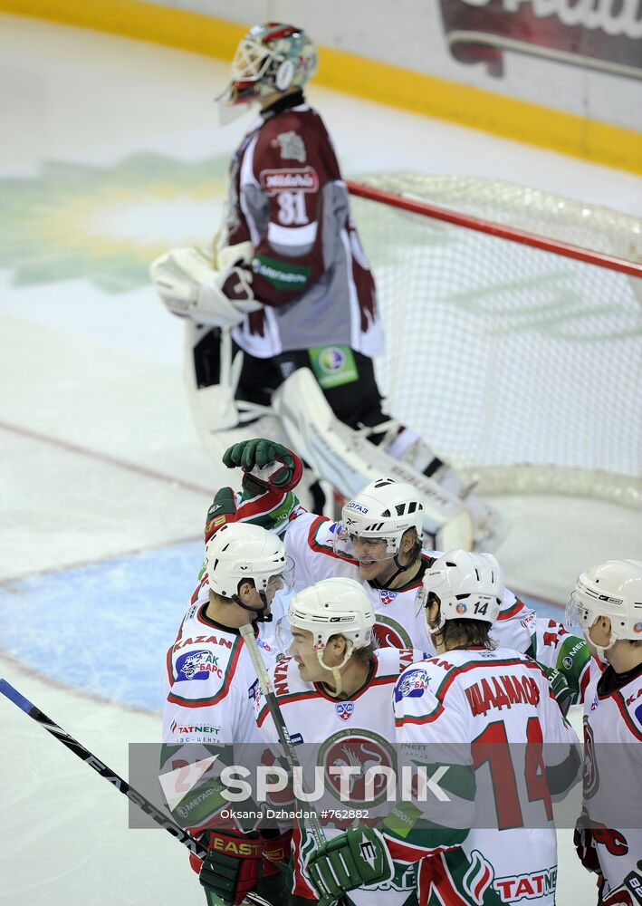 Hockey. KHL. Dinamo(Riga) vs Ak Bars (Kazan)