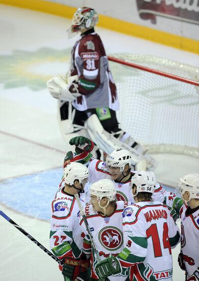 Hockey. KHL. Dinamo(Riga) vs Ak Bars (Kazan)