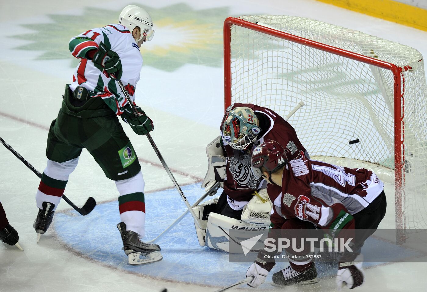 Hockey. KHL. Dinamo(Riga) vs Ak Bars (Kazan)