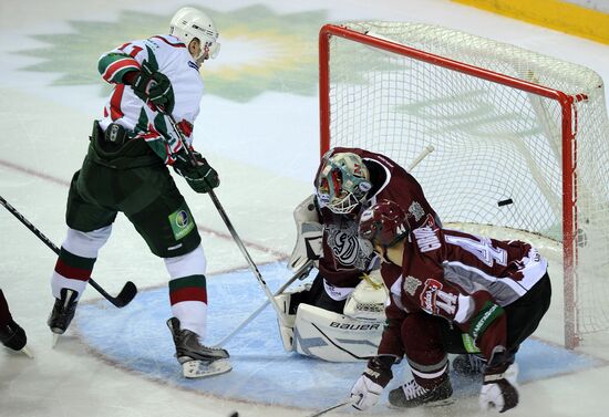 Hockey. KHL. Dinamo(Riga) vs Ak Bars (Kazan)