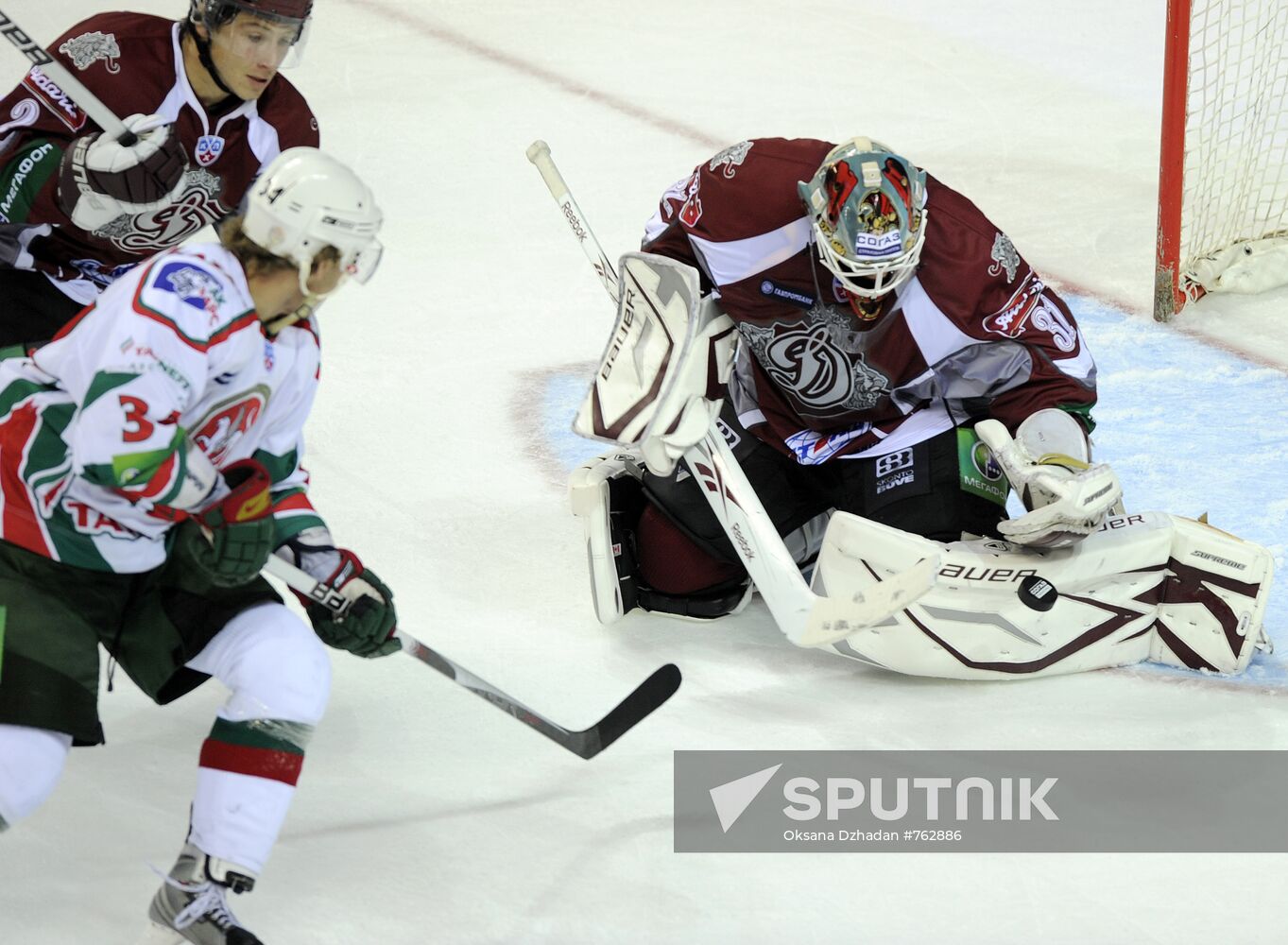 Hockey. KHL. Dinamo(Riga) vs Ak Bars (Kazan)