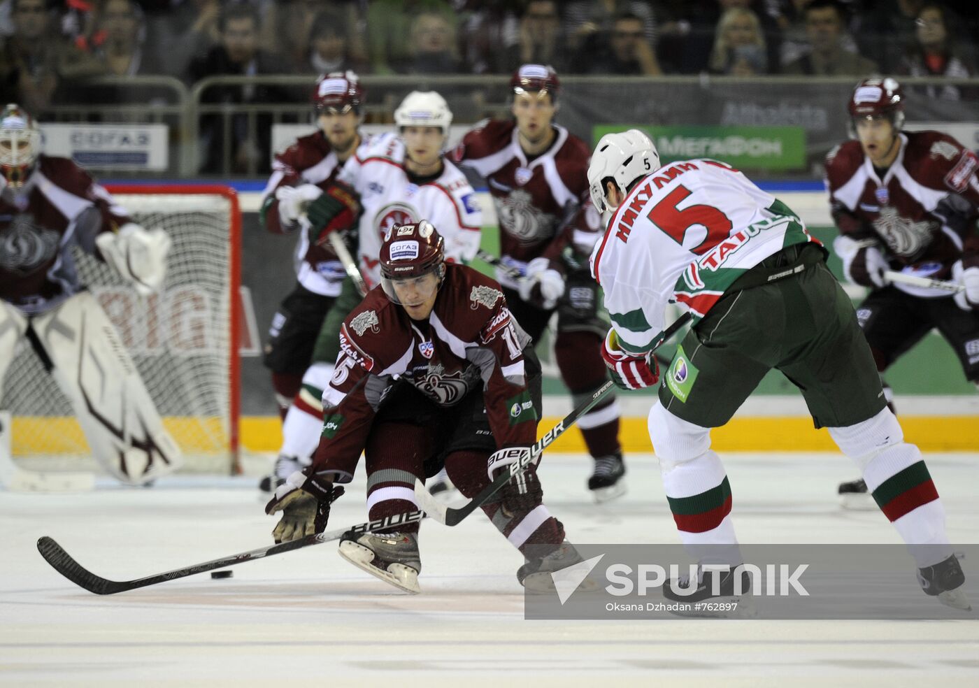 Hockey. KHL. Dinamo(Riga) vs Ak Bars (Kazan)