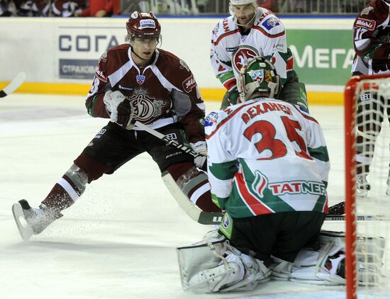 Hockey. KHL. Dinamo(Riga) vs Ak Bars (Kazan)
