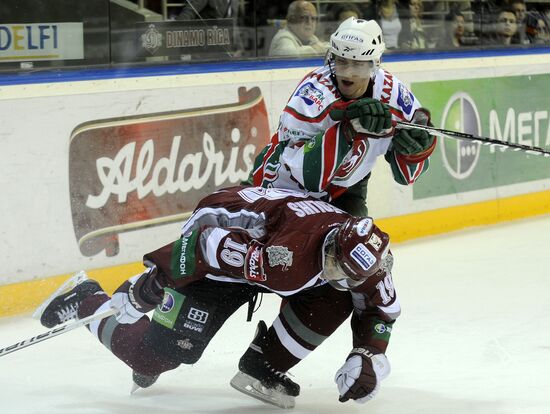 Hockey. KHL. Dinamo(Riga) vs Ak Bars (Kazan)