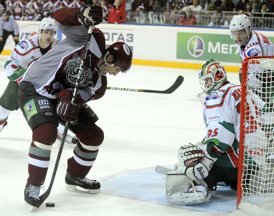 Hockey. KHL. Dinamo(Riga) vs Ak Bars (Kazan)