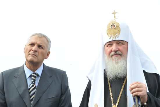 Patriarch Kirill and Alexander Khoroshavin