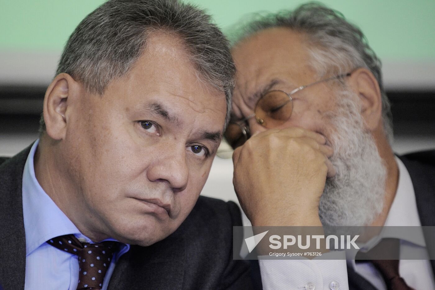 Sergei Shoigu and Artur Chilingarov