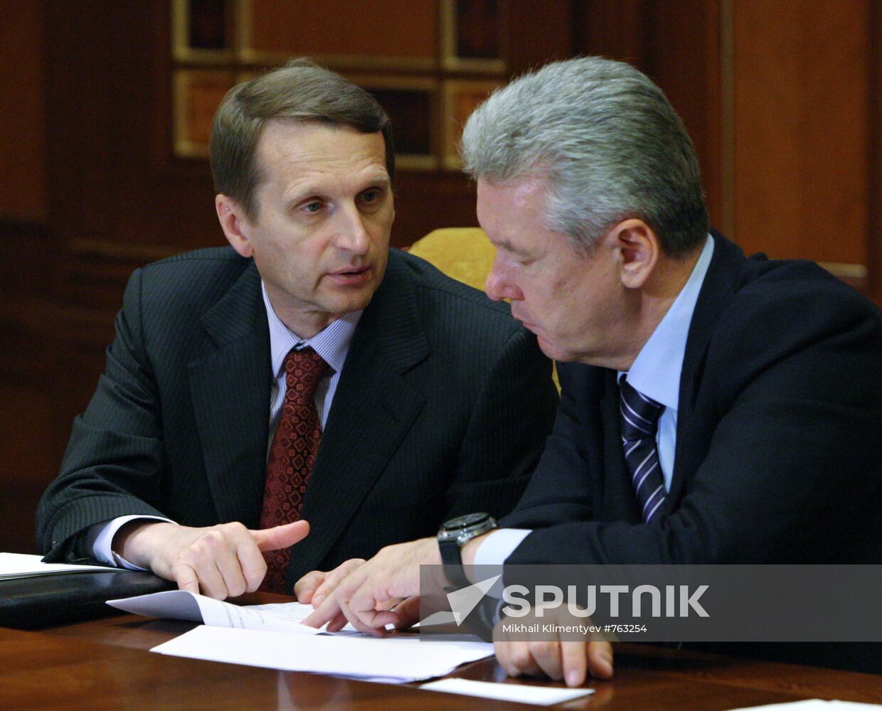 Sergei Naryshkin and Sergei Sobyanin
