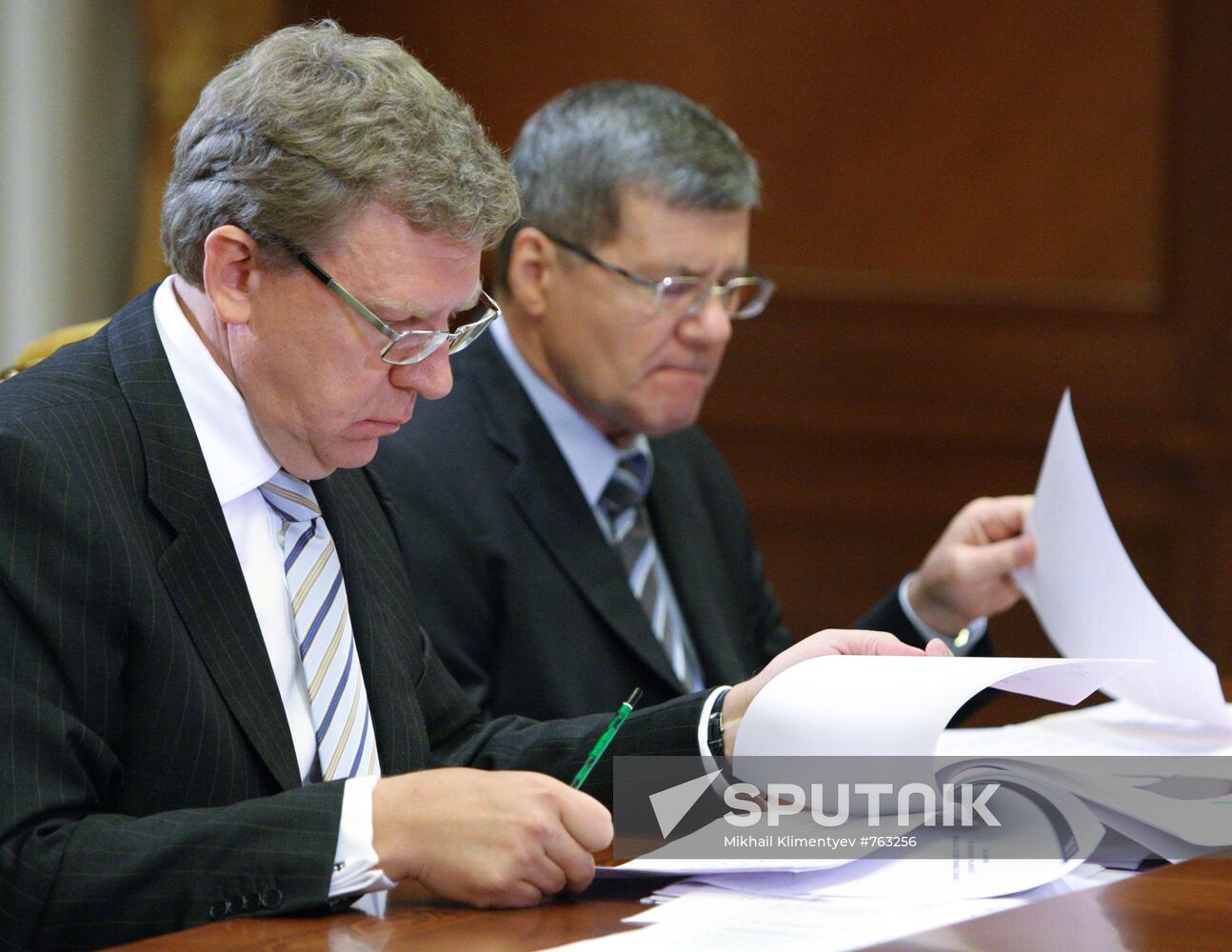 Alexei Kudrin and Yury Chaika
