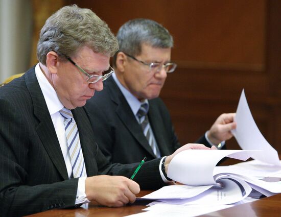 Alexei Kudrin and Yury Chaika