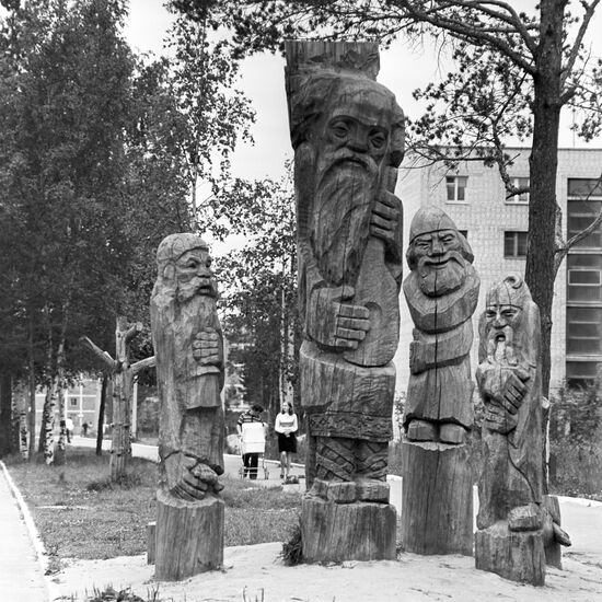 Wooden sculptures