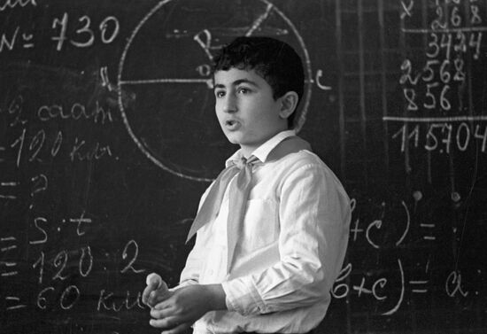 Schoolboy Volodya Mamedov