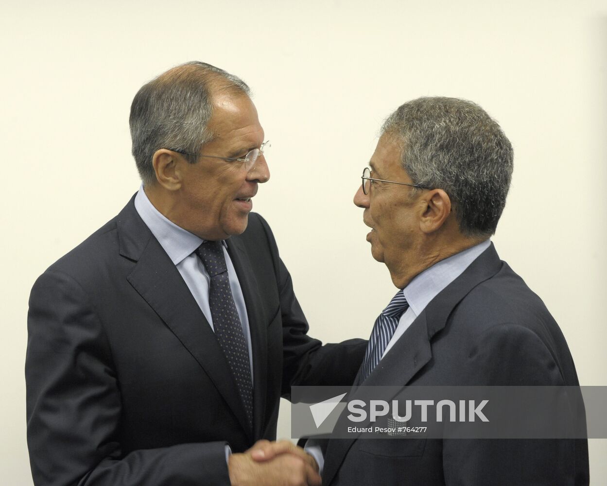 Sergei Lavrov, Amr Moussa