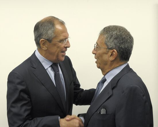 Sergei Lavrov, Amr Moussa