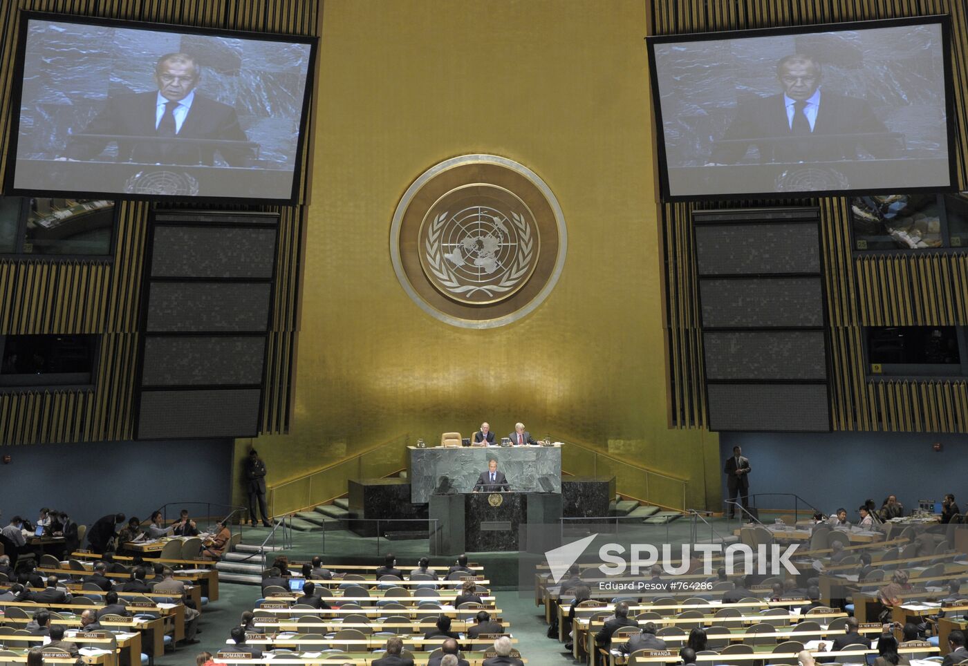 Sergei Lavrov participates in 65 session of UN General Assembly