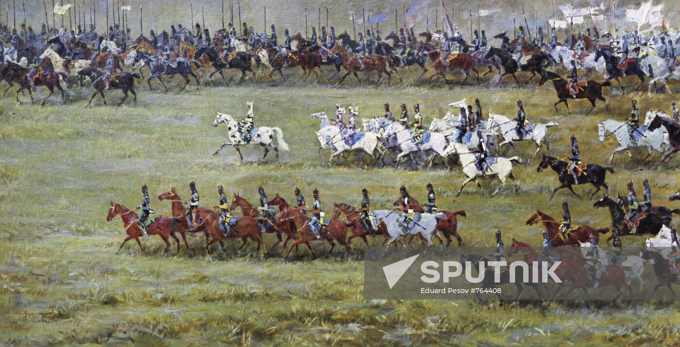Picture "Queen Tamara's campaign", by Apollon Kutateladze