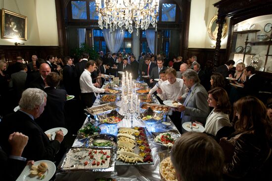 Reception at Italian Embassy
