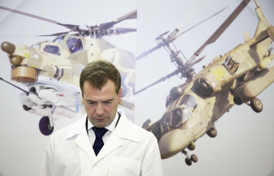 Russian President Medvedev at Ramenskoye