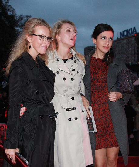 Ksenia Sobchak, Svetlana Bondarchyu and Ekaterina Mtsituridze