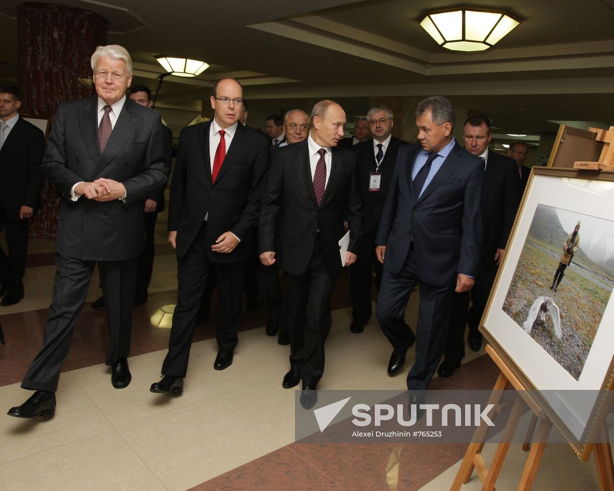Vladimir Putin during Arctic Forum