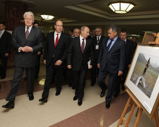 Vladimir Putin during Arctic Forum