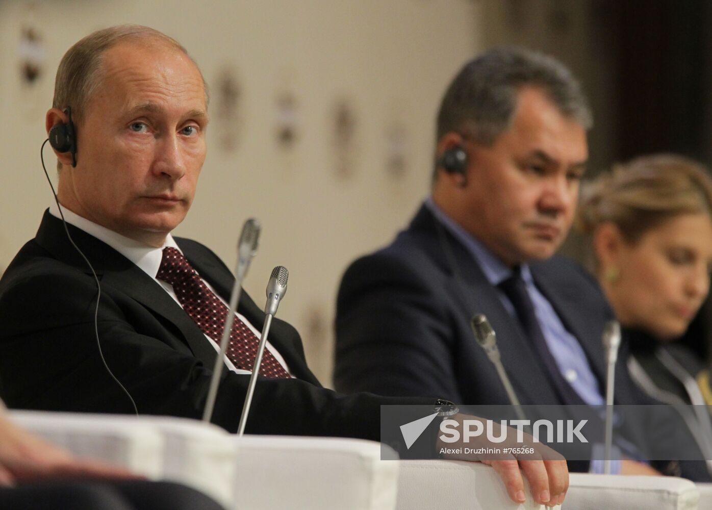 Vladimir Putin during Arctic Forum
