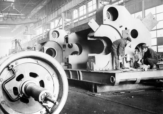 Shop at the Oil Equipment Plant "First of May" in Ploieshti