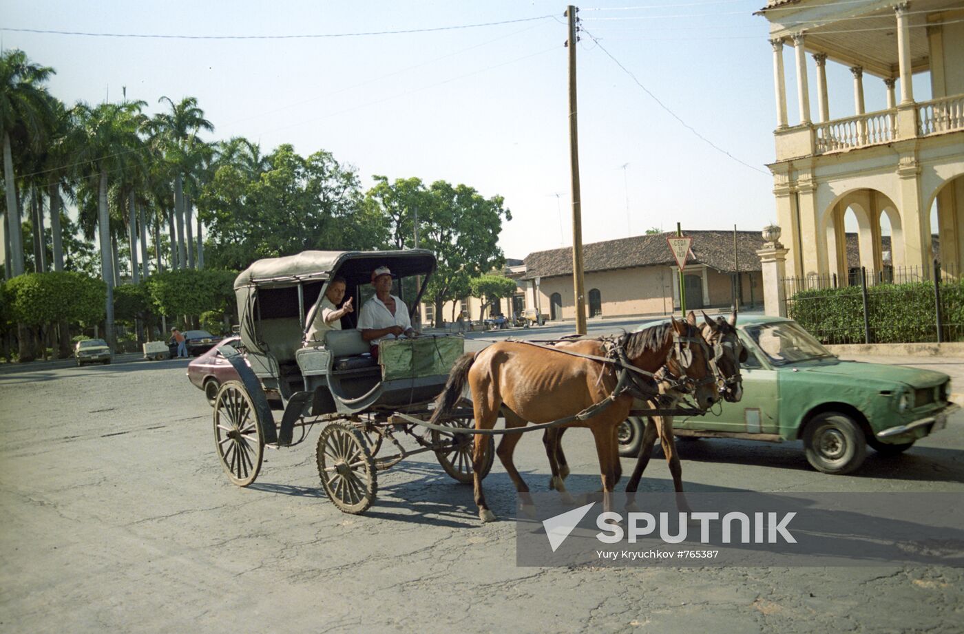 Horse-drawn carriages