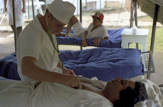 Soviet doctors in Nicaragua