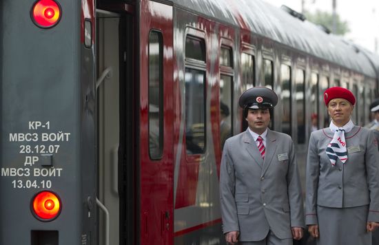Russia's Moscow-Nice train service - maiden trip