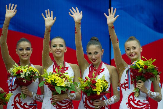 Russian gymnasts won Rhythmic Gymnastics World Championships